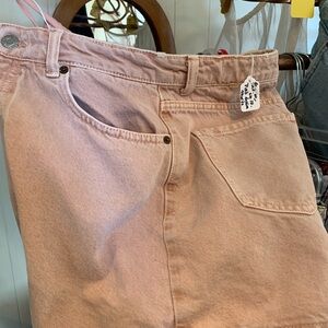 Zara Pink Jean Shorts